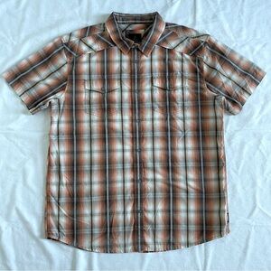 Prana Plaid Button Down Shirt